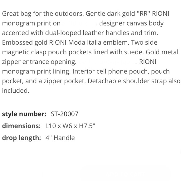 🦄Unicorn! RIONI Small Boston Bag in NAVY BLUE - Picture 11 of 15